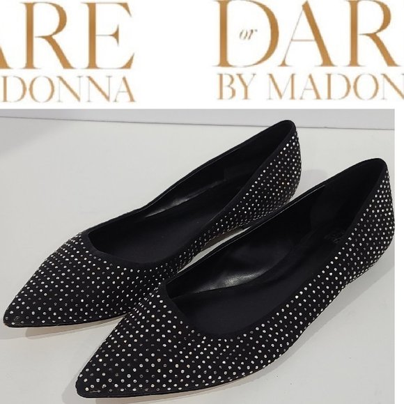 NEW ✅Truth or Dare by Madonna: Stunning Stud Flat Dress Shoe 8.5M ✨ BRAND NEW - Picture 4 of 16